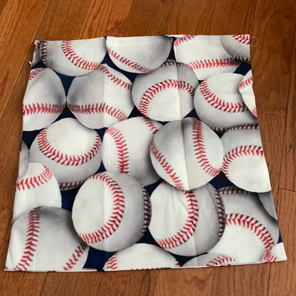 New baseball pillow cover